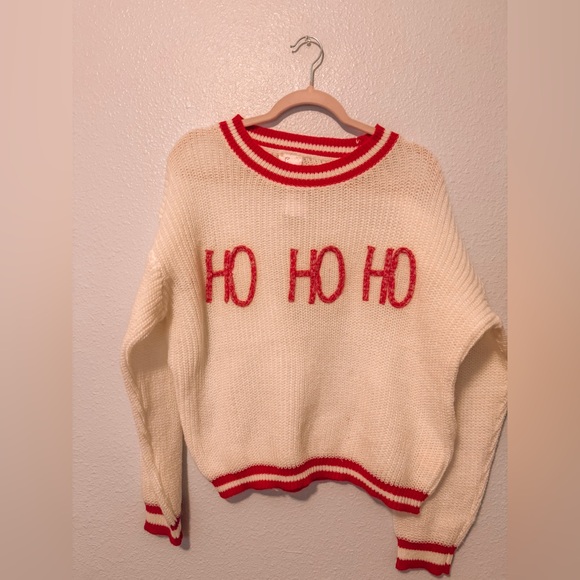 HO HO HO CHRISTMAS SWEATER - Picture 1 of 3